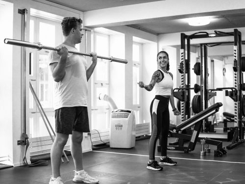 1:1 Personal Training in Zürich, Jessica Marcotullio mit Klient